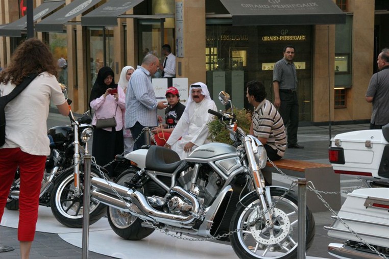 Harley Davidson show at Beirut Souks